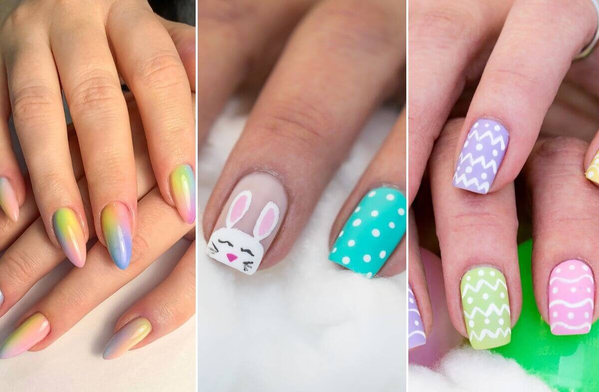 Prepare-se para a primavera com estas 35 unhas fáceis de Páscoa - não é necessário salão de beleza